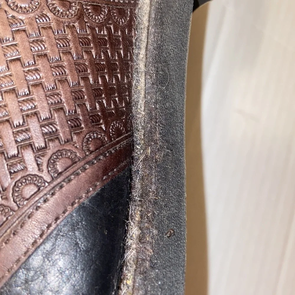 H. S. Trask Brown Leather Lace Up Two Tone Oxford Size 9 M Shoes